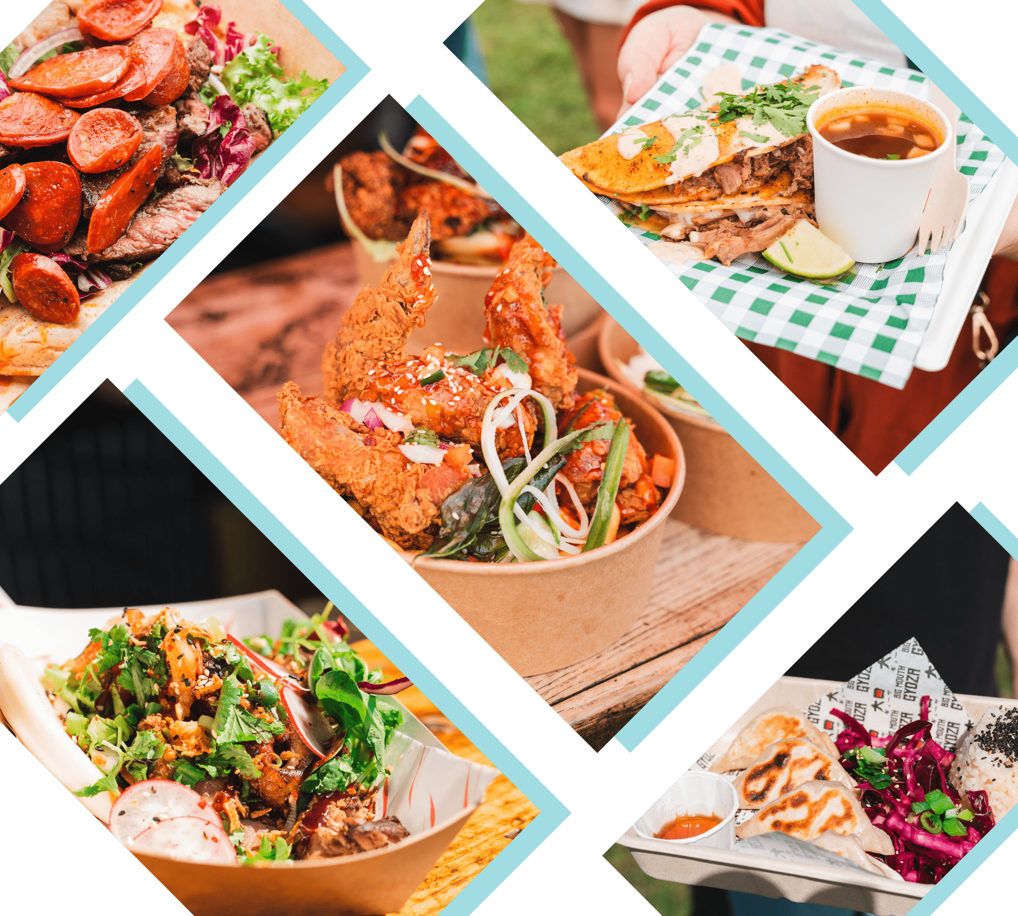 Delicious street food from the region's top vendors